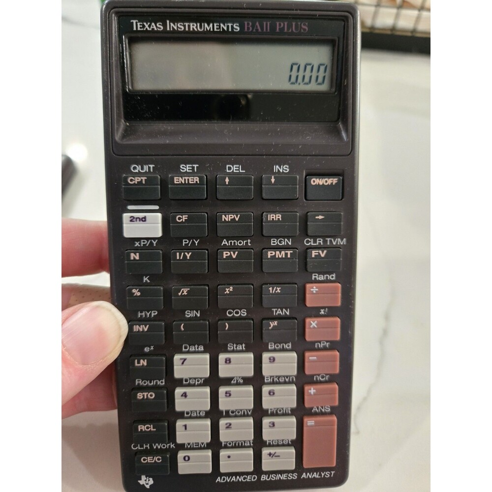 Texas Instruments BAII Plus Advanced Business Analyst Calculator - Picture 3 of 6